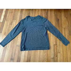 Lululemon Speed Long Sleeve Classic Stripe Shirt Men's Size XL